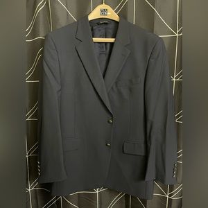 JoS. A. BANK Navy 100% Wool Suit Jacket 46R Traveler’s Collection